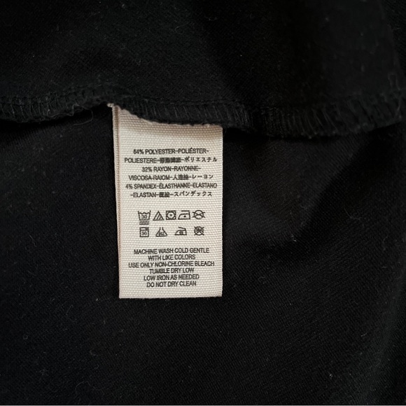 Free People Cha Cha Ponte Knit Black Fit & Flare Dress with Lace Cutout Detail - Picture 11 of 16